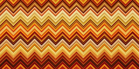 Abstract autumnal hues chevron pattern background with warm and earthy colors , fall, leaves, seasonal, vibrant, cozy, autumn