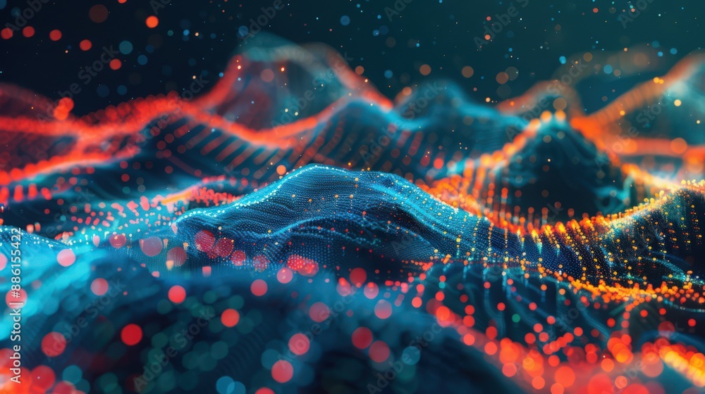 Poster delve into the future of data science, where machine learning algorithms analyze complex datasets to