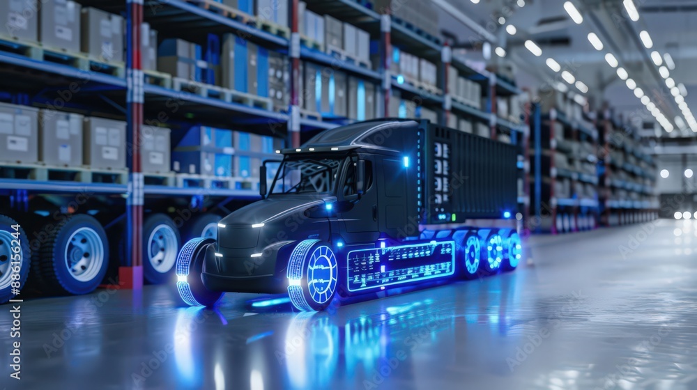 Poster delve into the impact of innovation in logistics, where automation and smart systems optimize supply