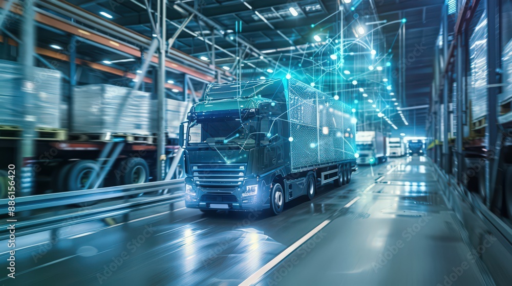 Poster delve into the impact of innovation in logistics, where automation and smart systems optimize supply