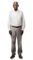 Fototapeta premium PNG Standing adult white white background.