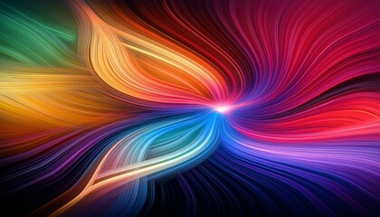 Fototapeta premium abstract background with rainbow