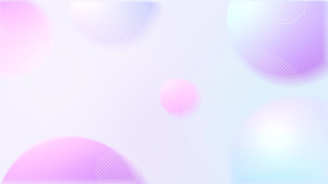Enchanting pastel bubble world. This motion graphic is compatible with loop playback.