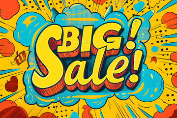 Fototapeta premium big sale banner 