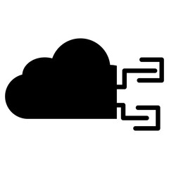 data storage icon or logo isolated sign symbol vector illustration - high quality black style vector icons