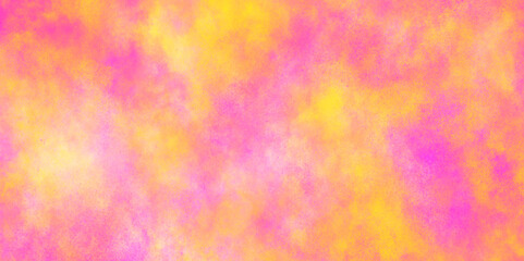 Colorful gradient ink colors wet effect hand drawn watercolor background, watercolor bleed and fringe with vibrant distressed grunge texture element for the frame Horizontal image style and design.
