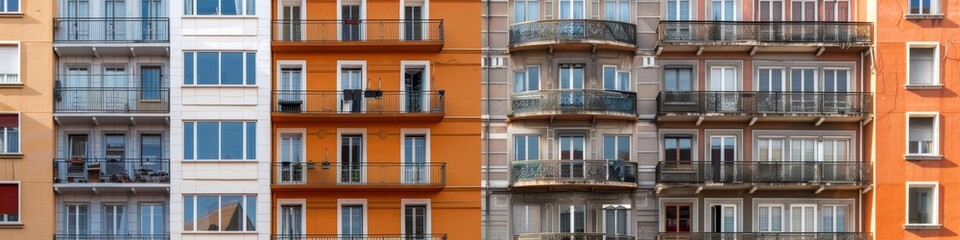 Obraz premium Comparison of Old Building and Newly Renovated Building, Split View, AI-Generated, 4K High-Resolution Wallpaper