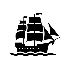Ship Icon Silhouette