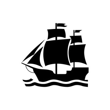 recommend clip art: Ship Icon Silhouette