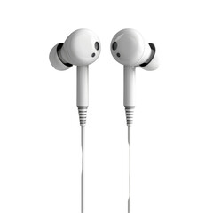 Earbuds Isolated on Transparent or White Background, PNG