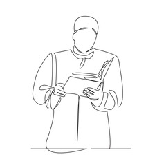 One continuous single drawing line art flat doodle court, judge, justice, law, legal, decision, authority, verdict, trial. Isolated image hand draw contour on a white background