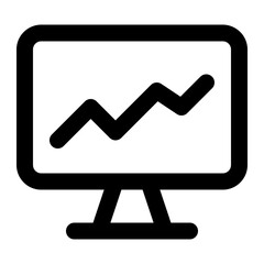 monitoring icon for illustration