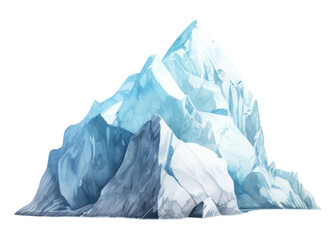 Iceberg nature landscape mountain.