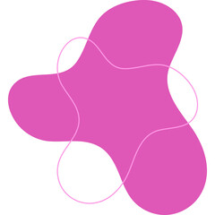 Pink Abstract Blob