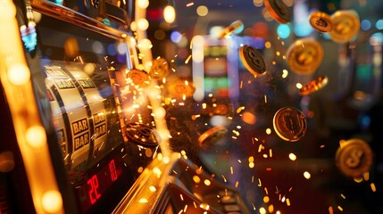 Slot Machine Jackpot A thrilling moment