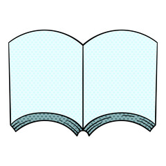 book halftone hand drawn  color vector illustration