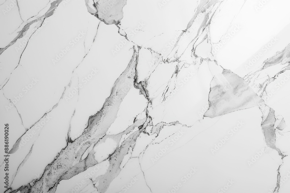 Poster sleek white marble backdrop with subtle gray lines and polished surface. elegant and minimalistic ae