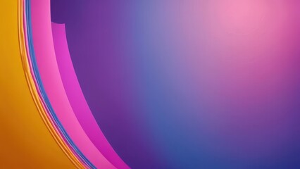Fototapeta premium Abstract Colorful Background with Curved Lines.