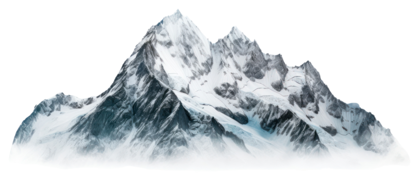 PNG Mountain outdoors nature snow.