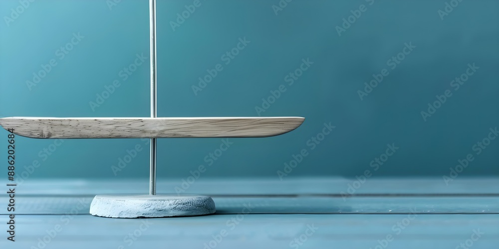 Aufkleber abstract background symbolizing ethical balance in technology and virtual networks. concept technolo