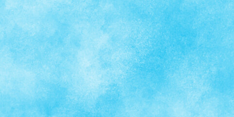 Abstract grainy and grunge gradient light sky blue shades watercolor background, soft blue watercolor background with paint and smoke, Defocused and blurry wet ink effect sky background.