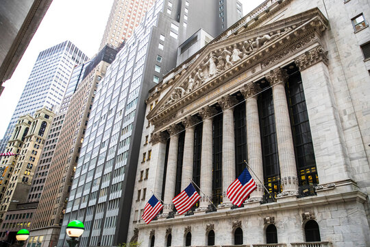 2023-04-20 New York USA
The New york Stock Exchang. It is the largest exchange in the world by market capitalization.