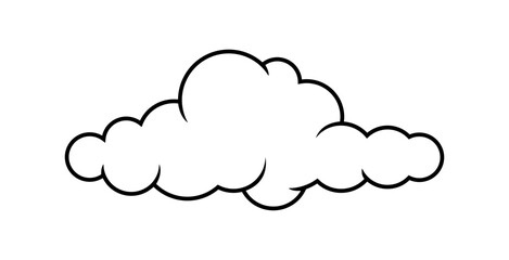 cloud line shape, graphic clouds outline, clouds lined, cloudy line simple