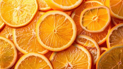 background of orange slices