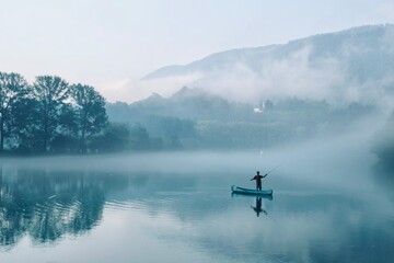 Pêche matinale, Slovènie