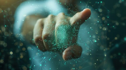 Biometric security technology with digital fingerprint