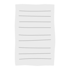 blank sheet of paper