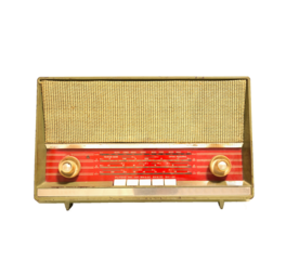PNG Transparent Ancient radio has a beautiful old pattern isolated on white background