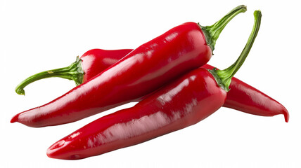 Isolated red chili peppers cut up on a white background. Fresh red chilies on a white background. red chili peppers, fresh red chilies, chili peppers isolated, red chilies on white background,