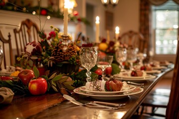 Nostalgic Family Gathering with Holiday Feast