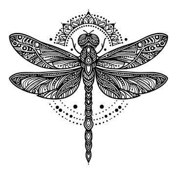 dragonfly for mandala