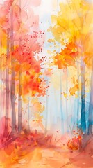 Captivating Autumn Landscape with Vibrant Foliage