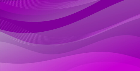 Abstract purple and pink gradient waves background. Glowing lines on purple background