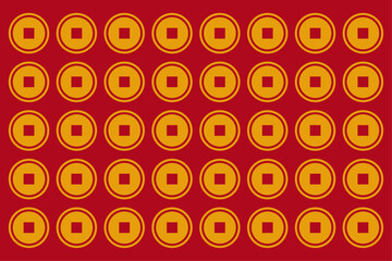Happy Chinese New Year Asian Elements with Red and Gold Color, Vector Asset EPS 10. Download this Artwork and Choose The Enhanced License for More Usability