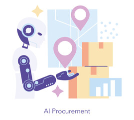 Purchasing Innovation. Flat Vector Illustration