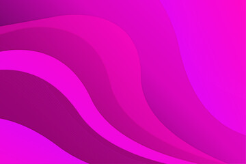 Abstract purple and pink gradient waves background. Glowing lines on purple background