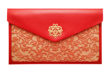 PNG Red envelope chinese new year white background tradition.