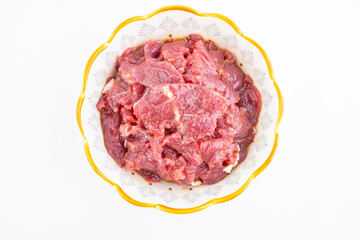 A dish of corned beef
