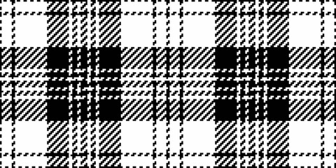 Online texture pattern seamless, goose foot tartan fabric background. Reel vector plaid check textile in black and white colors.