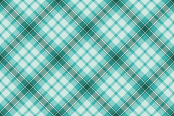 Tartan plaid background, diagonal check seamless pattern. Vector fabric texture for textile print, wrapping paper, gift card, wallpaper.