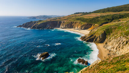 view of the coast of the region sea
