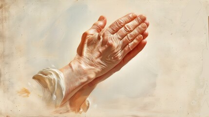 Fototapeta premium Praying Hands