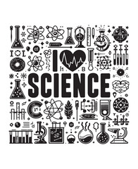 vector science vector art,graphics sciences icons set,vintage illustration science clipart,vector sciences flat style artwork design.