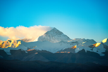 The sunrise of Mt.Everest