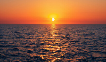 Obraz premium sunset over the sea