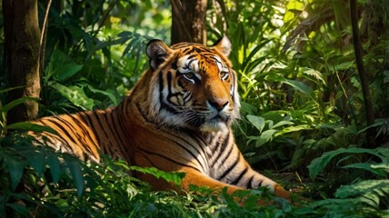 Obraz premium tiger in the jungle
